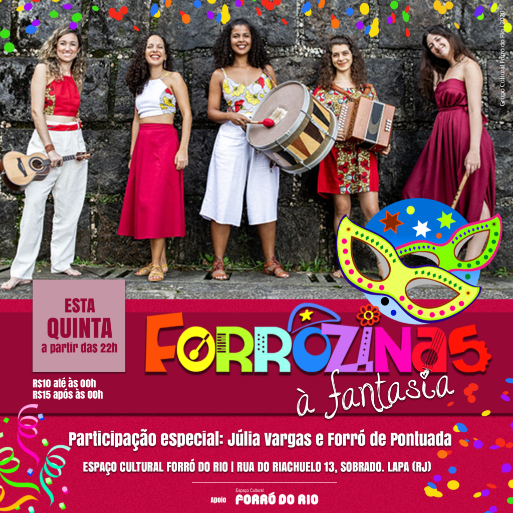 Forrózinas à fantasia com participação especial de Júlia Vargas